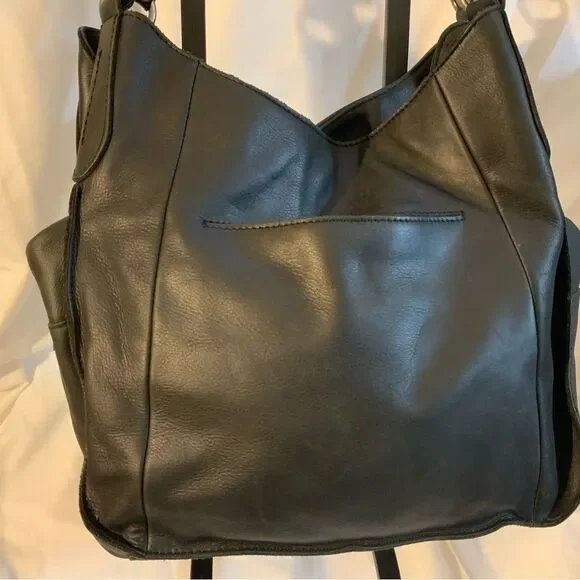 The Sak Salinas Triple Compartment Hobo by The Sak Collective Black